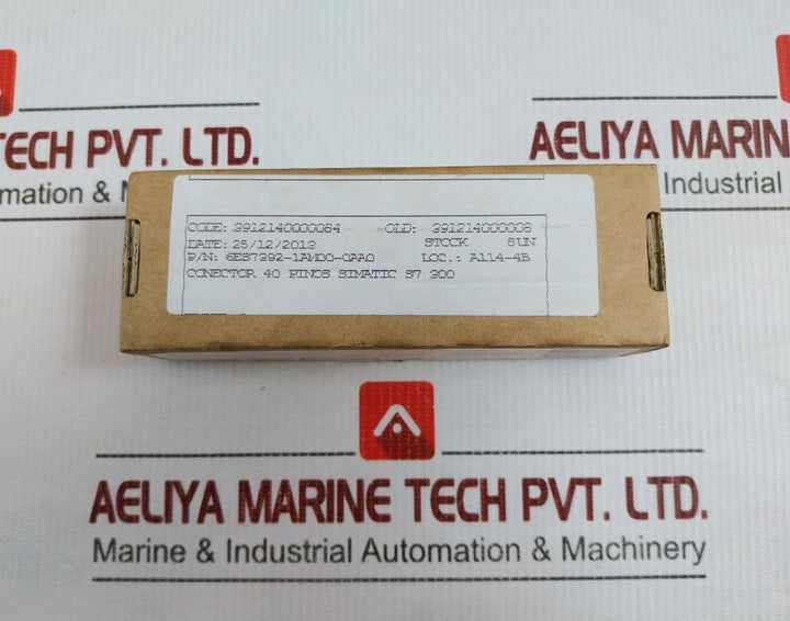 40 Pin Front Connector 6Es7 392-1Am00-0Aa0 Siemens