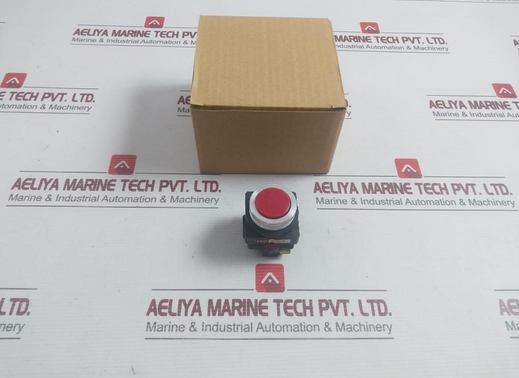 41-14393 Red Push Button 600Vac Tec Tachikawa 250Vdc