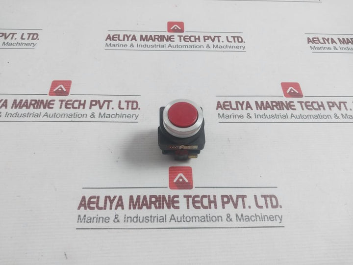41-14393 Red Push Button 600Vac Tec Tachikawa 250Vdc
