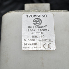 Bussmann 170M6250 Fuse 1250A 1100V