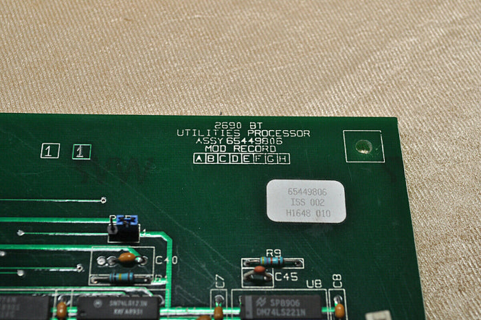 65449806 Utilities Processor Card