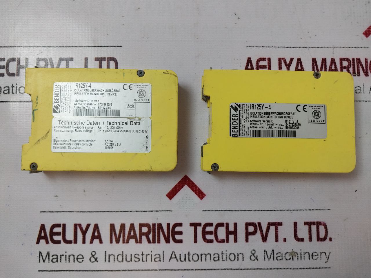 Bender Ir125Y-4 Insulation Monitoring Device B91023005