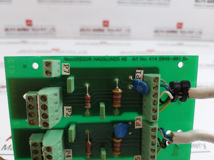 414 5849-001 B Pcb Macgregor Hagglunds