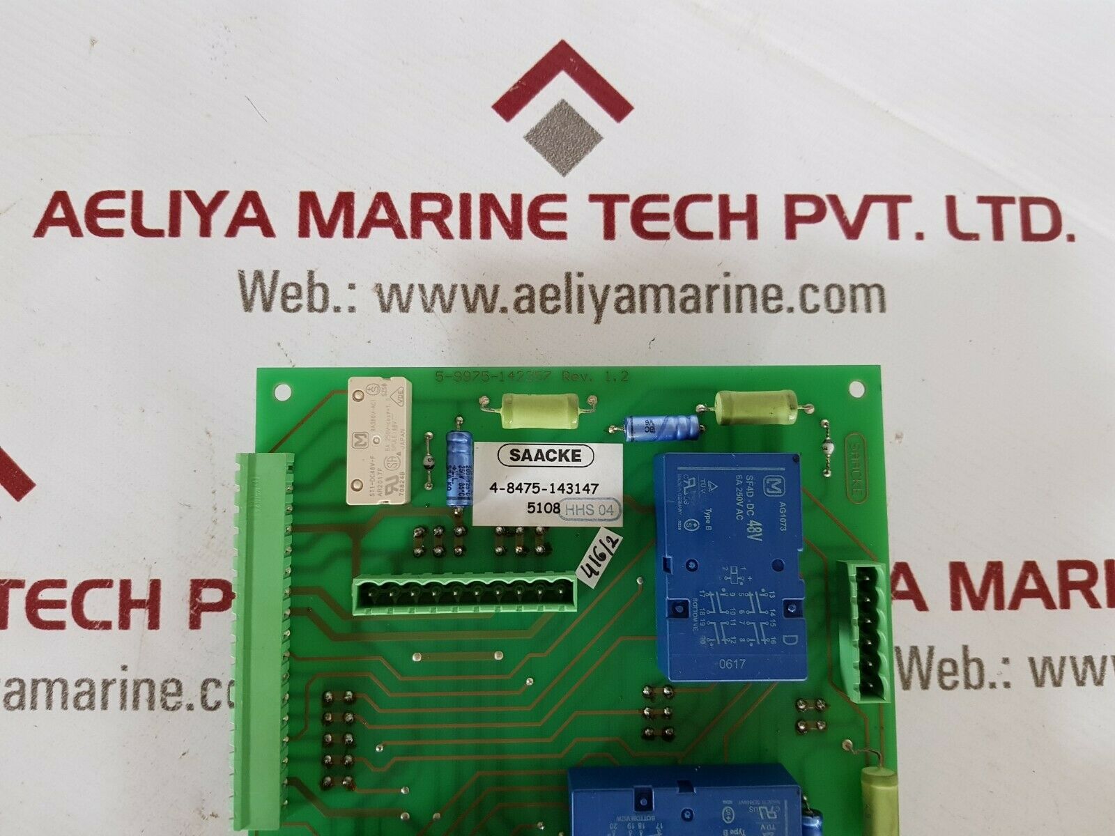 Saacke 4-8475-143147 pcb card rev.1.2