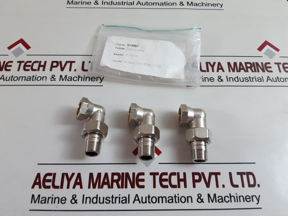 Set of 6X 417151-80 tube coupling 610097