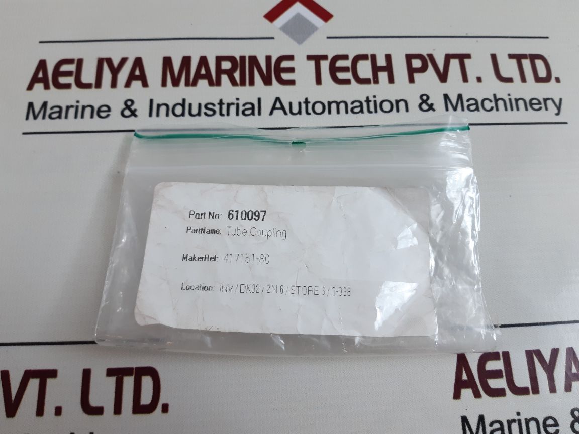 Set of 6X 417151-80 tube coupling 610097