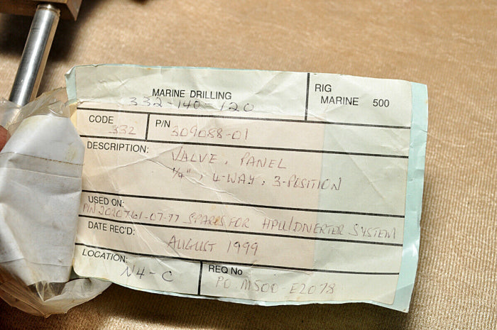 Cameron 309088-01 h control system