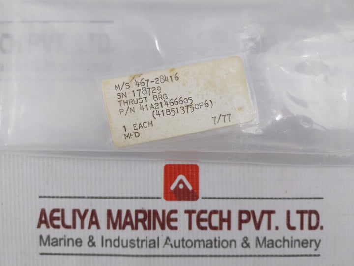 41B513750-p6 Thrust Brg 41A214666G5