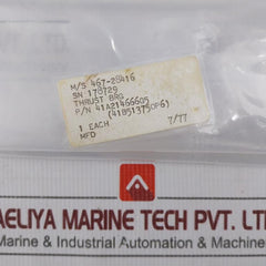 41B513750-p6 Thrust Brg 41A214666G5