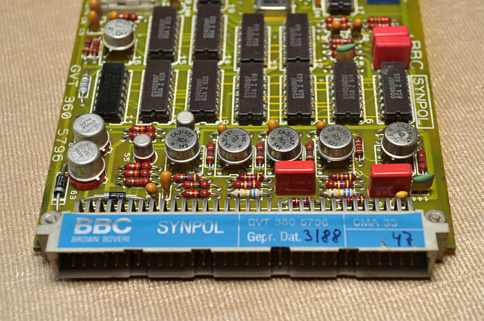Bbc Synpol Cma 33 Gvt 360 5796 Pcb Card
