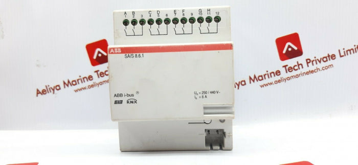 Abb Eib/Knx Sa/S8.6.1 Blind Actuator 6A 250/440 Vac
