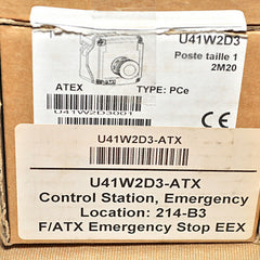 Atex U41W2D3 Emergency Stop Control Station