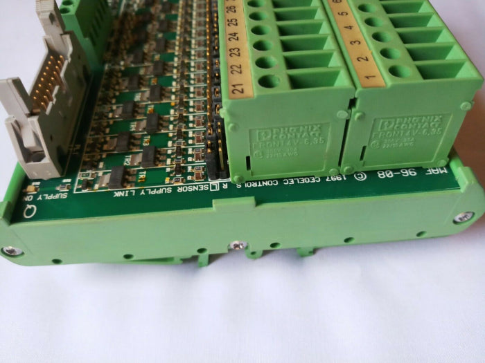 Cegelec Mae 96 08 Termination Panel Sensor Supply Link