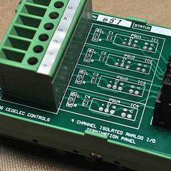 Cegelec Control Mae 96-11 4Channel Isolated Analog I/O Termination Panel