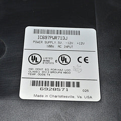 Alstom alspa c80-75 ic697pwr713j programmable controller