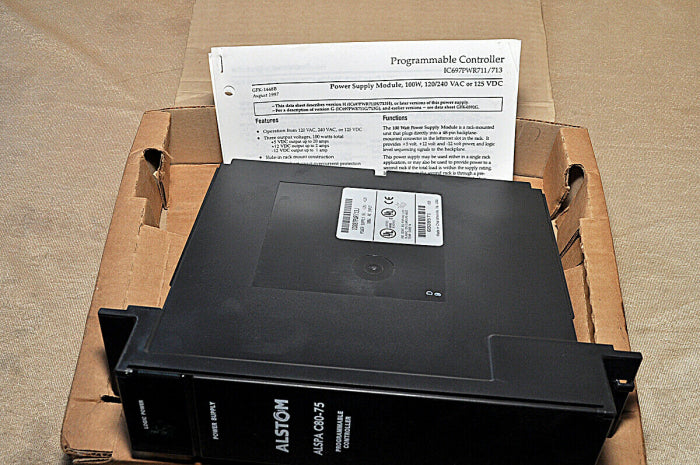 Alstom alspa c80-75 ic697pwr713j programmable controller