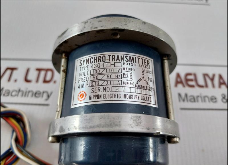 43G-f Synchro Transmitter Nippon Electric 100/110V 50/60 Hz