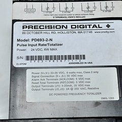 Precision Digital Pd693-2-n Pulse Input Rate/Totalizer