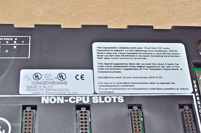Ge Fanuc IC693CHS399G Series 90