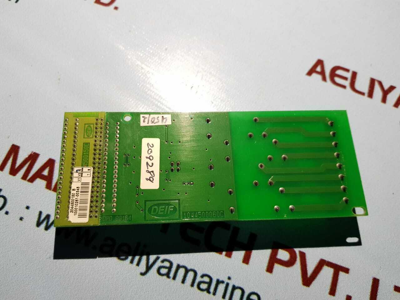 Deif Ppu/2/Gs 1044500060C Printed Circuit Board