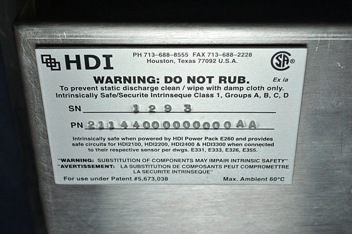 Hdi 21144000000000aa pump stroke counter