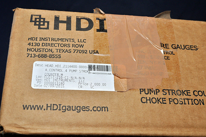 Hdi 21144000000000aa pump stroke counter