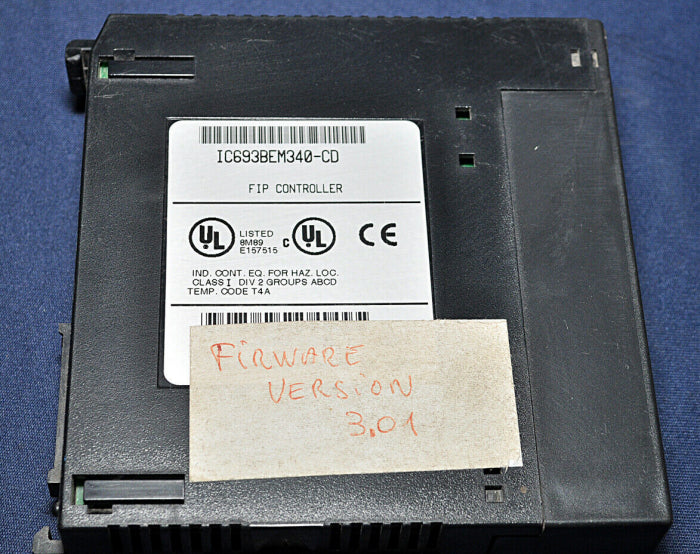 Ge Fanuc Ic693Bem340-cd Fip Controller Class 1