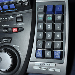 Panasonics wv-cu650 system controller with joy stick