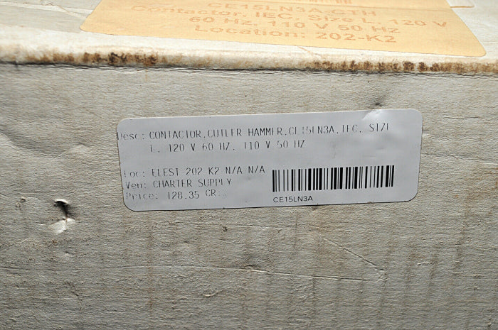 Cutler-hammer ce15ln3 contactor