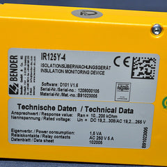 Bender ir125y-4