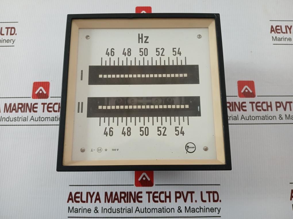 46-54 Hz Double Frequency Meter Janssen