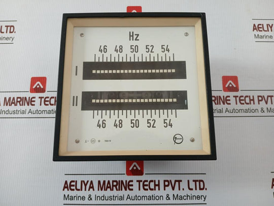 46-54 Hz Double Frequency Meter Janssen