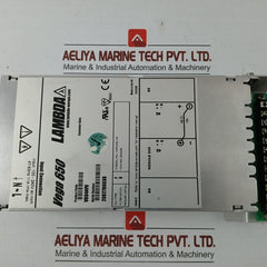47-63Hz 11A Rms Max Power Supply Input: 100-240V Ac Nom Brand Lambda V604Nfv