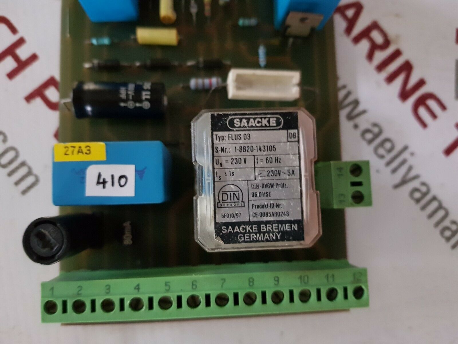 Saacke bremen ce-0085ar0248 board flus 03