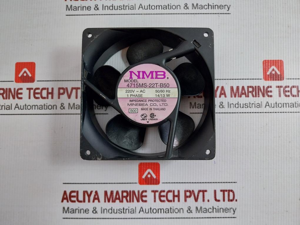 4715Ms-22T-b50 Nmb 220V-ac 50/60Hz 1 Phase 14/13W Ac Axial Cooling Fan