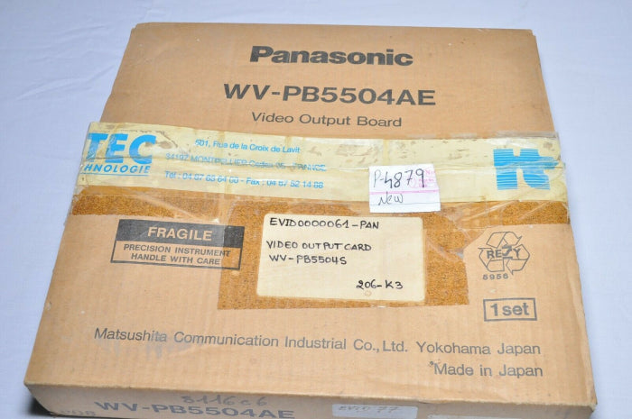 Panasonic  wv-pb5504ae video output board