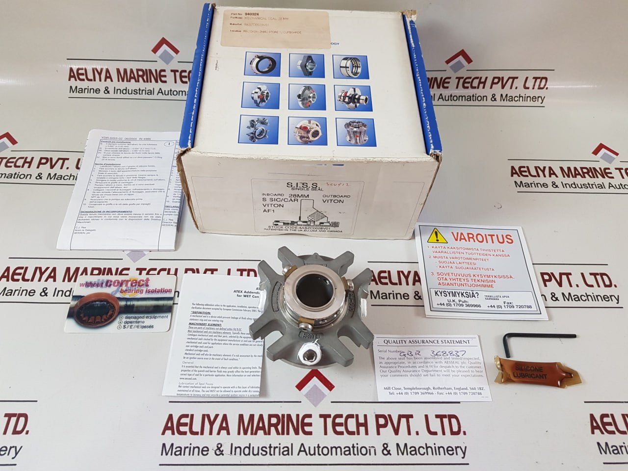 4Aszc0028V01 Single Stationary Seal