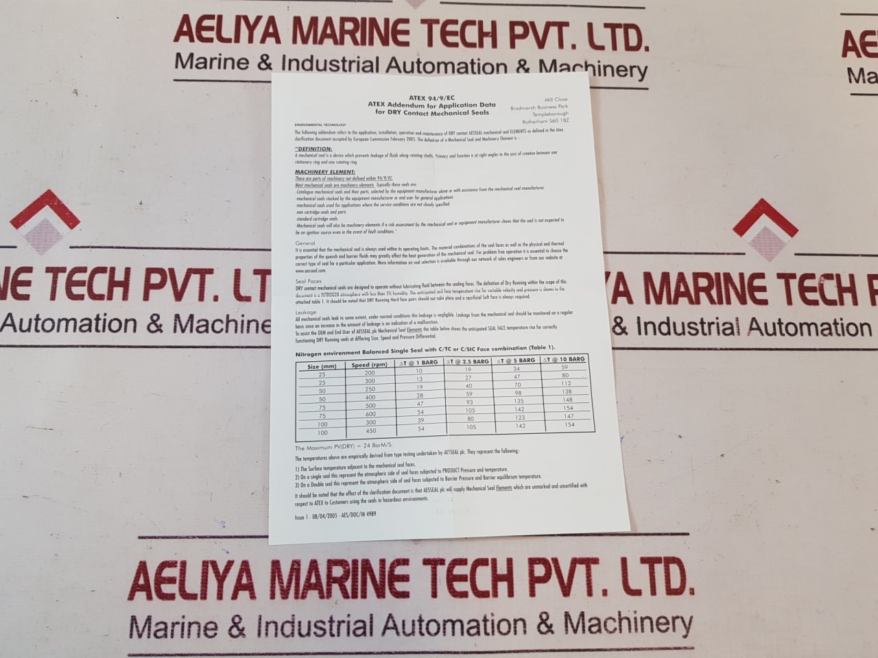 4Aszc0048V01/Gbr368836/2 Mechanical Seal 48 Mm 940325