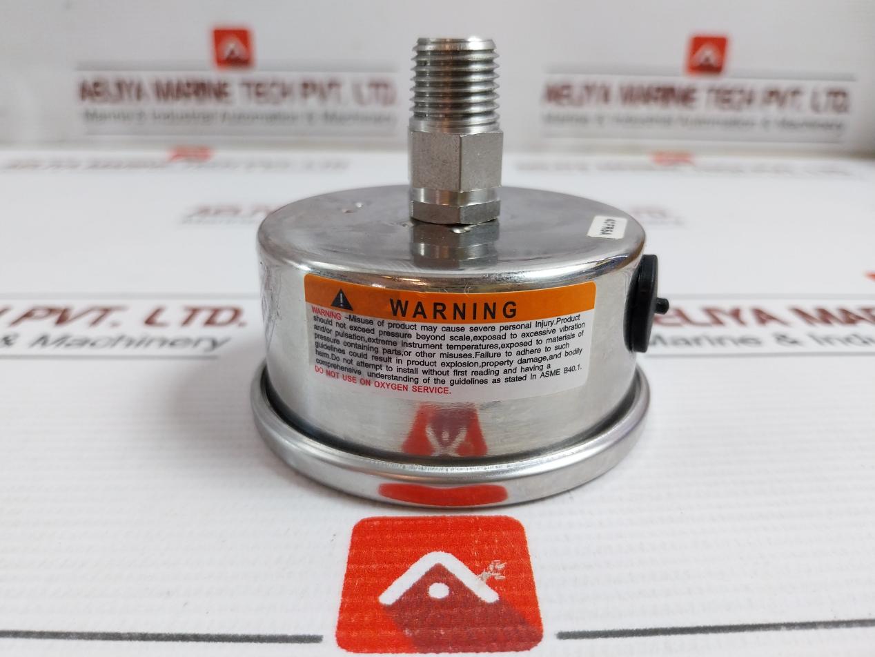 4Cfr6A Liquid Filled Pressure Gauge 0-100Psi Grainger