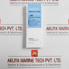 4H Hydrogen Sulphide Detector Tube 10-4000 Ppm Gastec (1 Packet=10 Pcs)