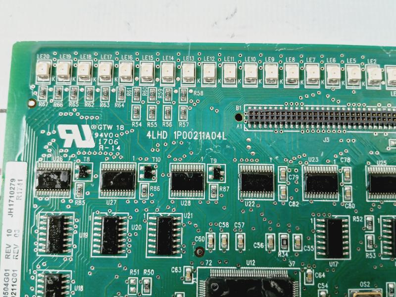 4Lhd 1P00211A04L Printed Circuit Board Rev 10 5X00504G01 Jh1710279