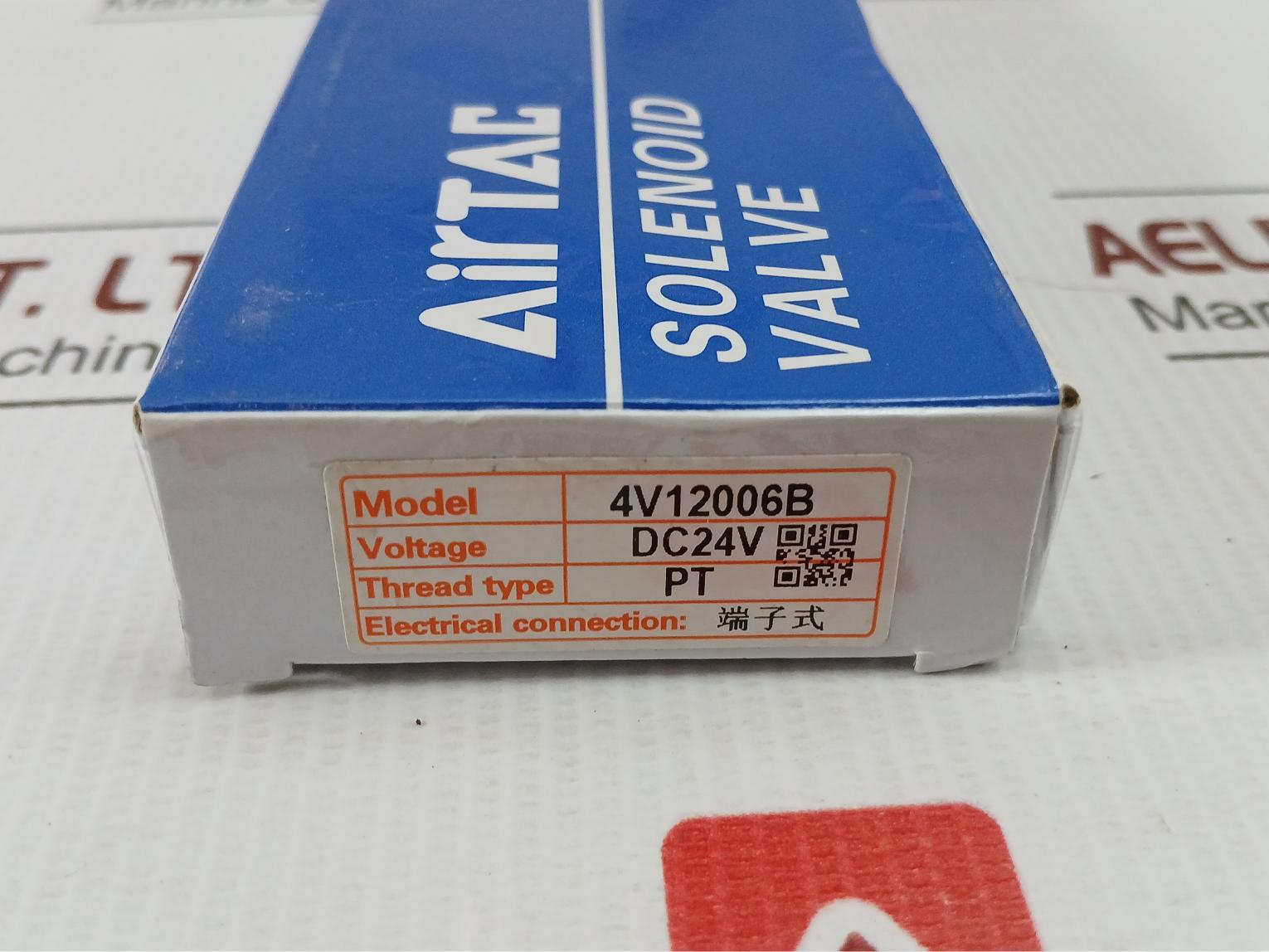 4V120-06 Airtac 0.15-0.8Mpa Dc24V 2.8W Solenoid Valve