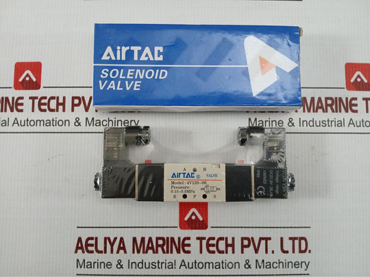 4V120-06 Airtac 0.15-0.8Mpa Dc24V 2.8W Solenoid Valve