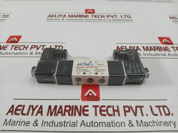 4V120-06 Airtac 0.15-0.8Mpa Dc24V 2.8W Solenoid Valve