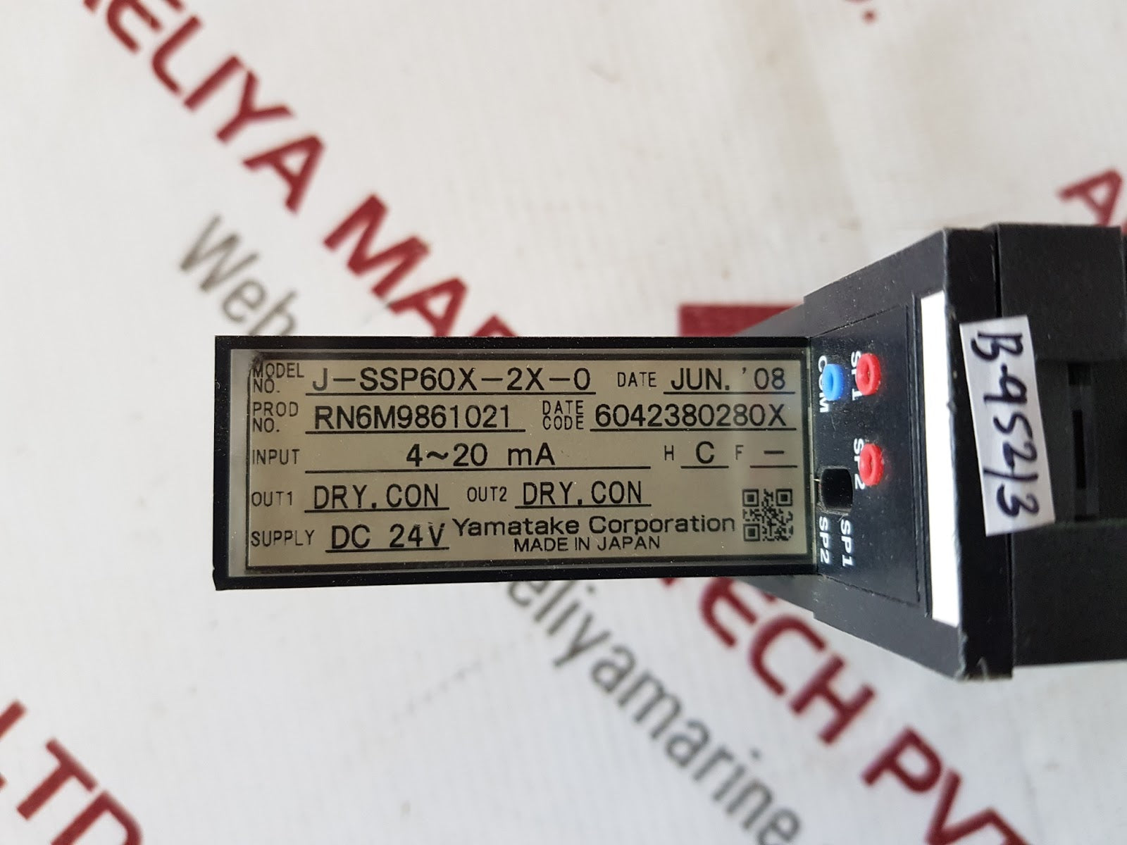Yamatake J-ssp60X-2X-0 Controller Dc 24V 4-20Ma
