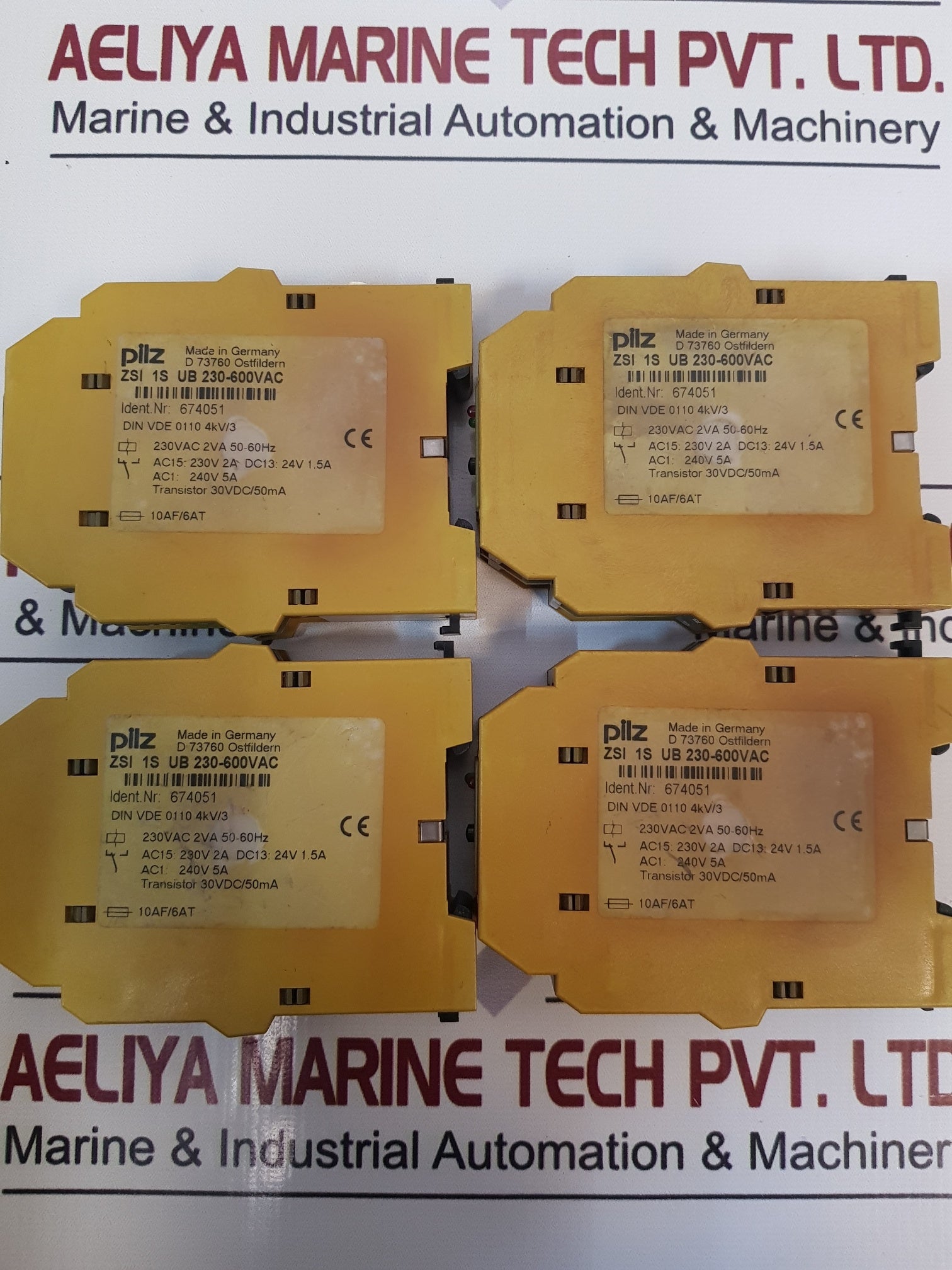 Pilz Zsi 1S Ub 230-600Vac Safety Relay