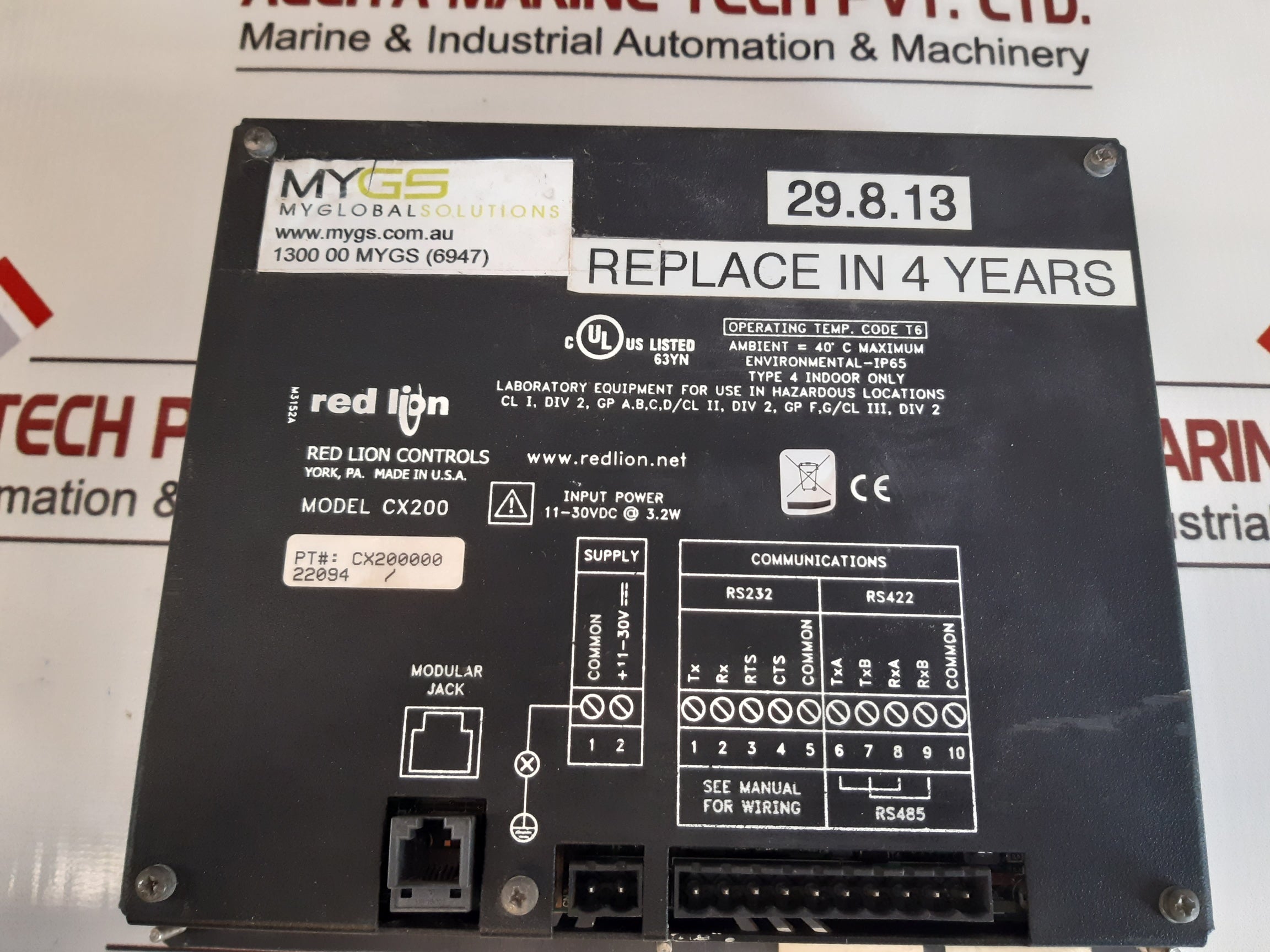 Red Lion Controls Cx200 Operator Panel Cx200000  11-30Vdc