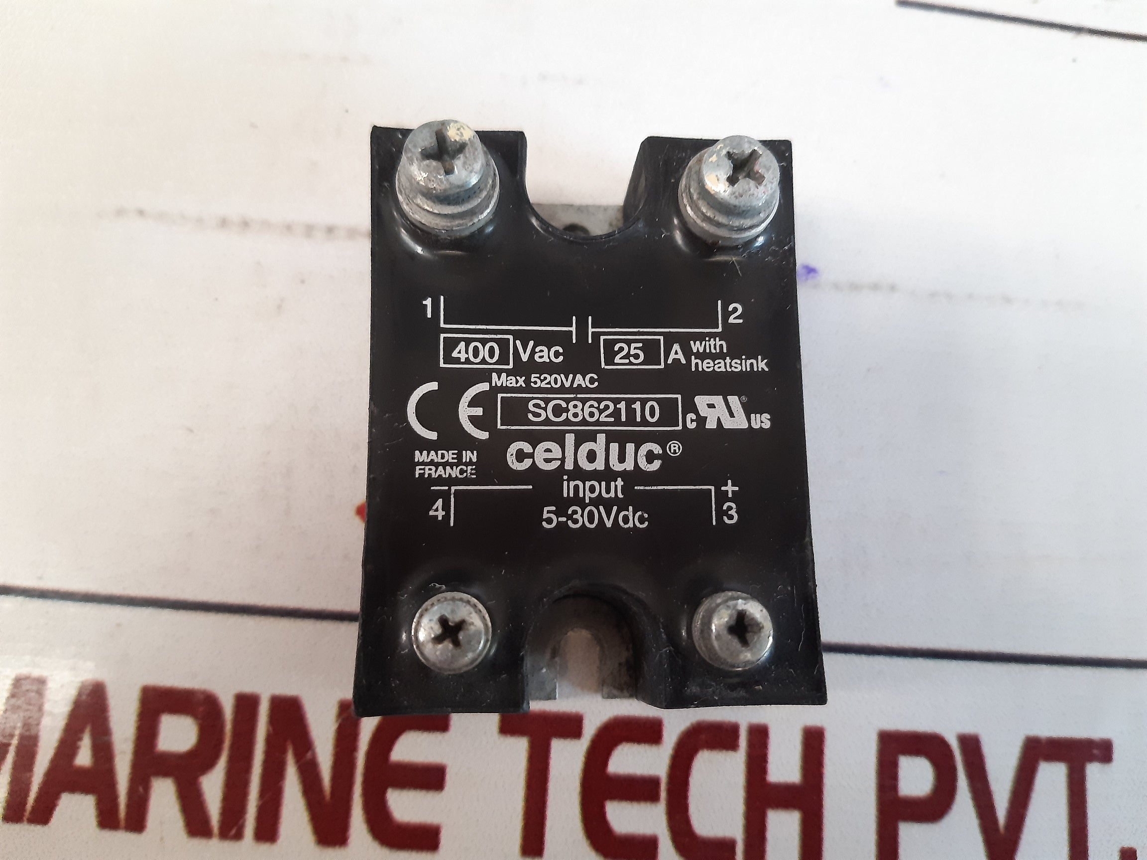 Celduc Sc862110 Solid State Relay Max 520Vac 5-30Vdc