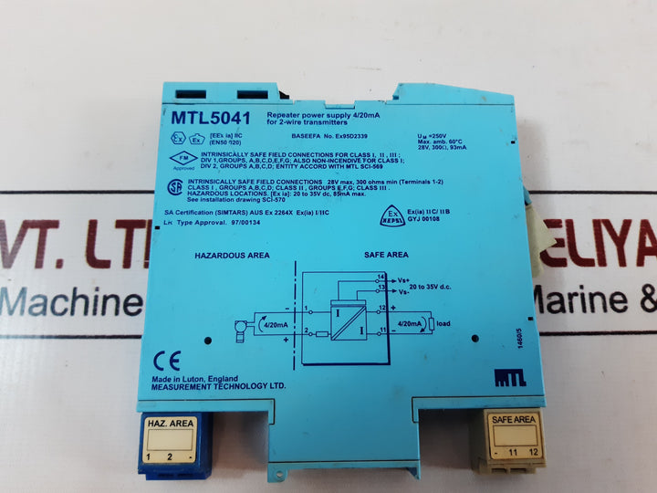Measurement technology mtl5041 repeater power supply 4/20ma
