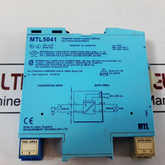 Measurement technology mtl5041 repeater power supply 4/20ma